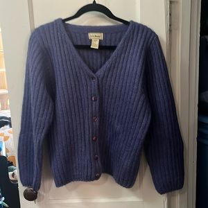 Beautiful Vintage LLBean cardigan (mohair wool/acrylic/cotton)